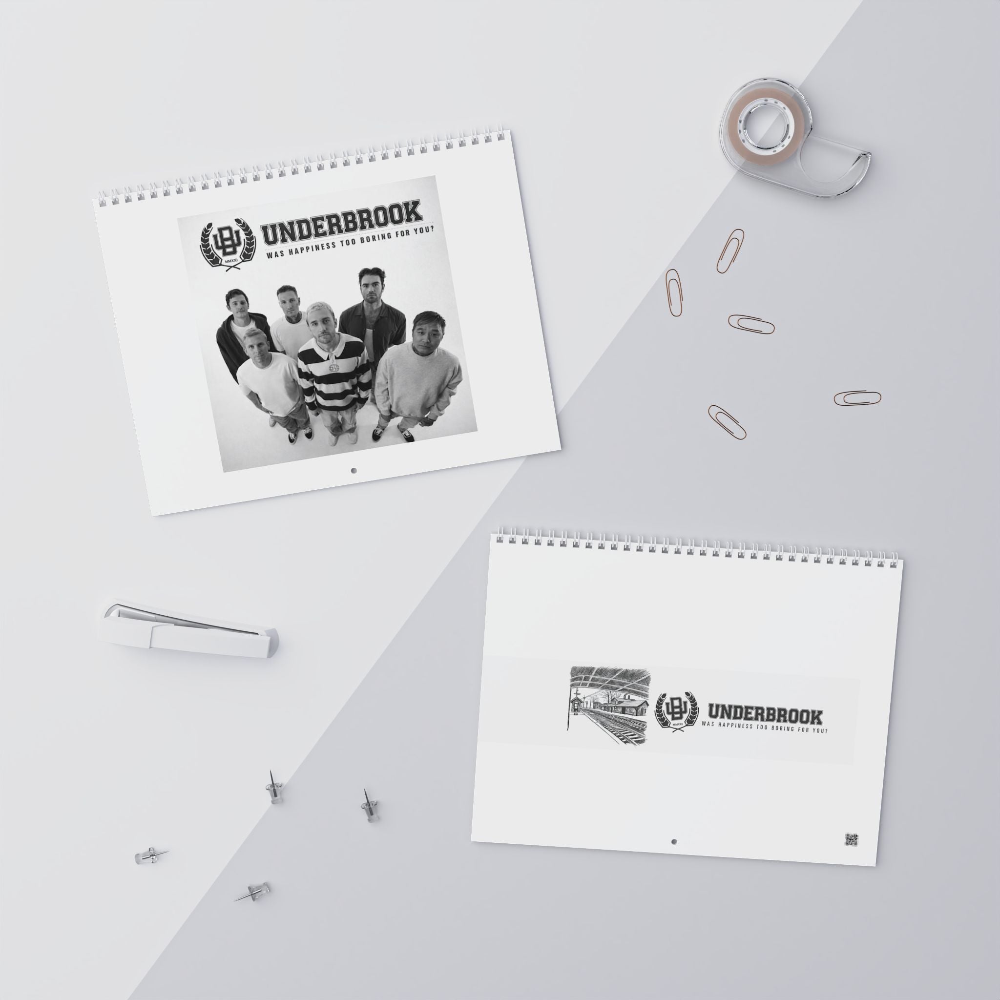 Underbrook Band 2026 Wall Calendar — Photo Calendar with Monthly Dates