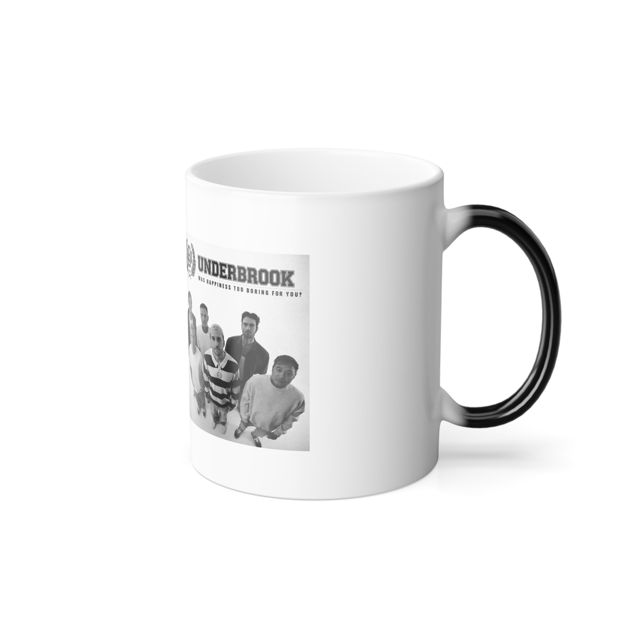 Color-Changing Band Photo Mug — Underbrook Crew 11oz